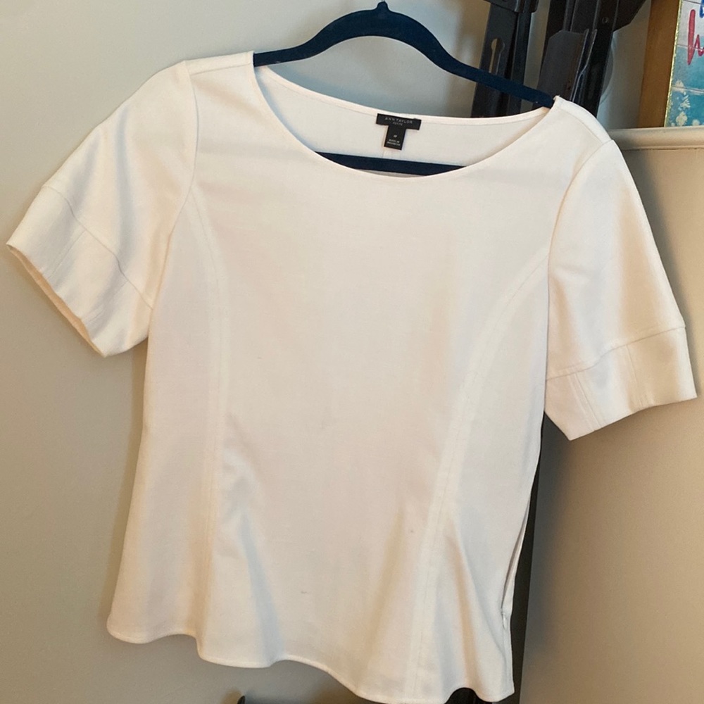Loft white top